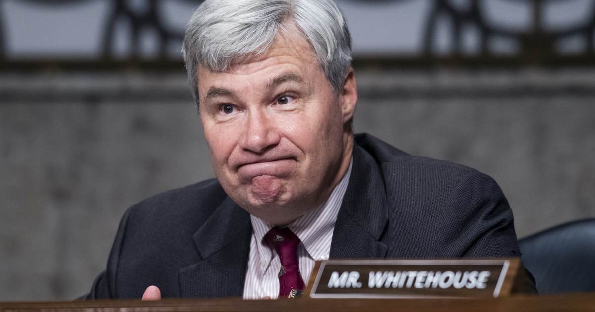 Sheldon Whitehouse Continues to Be an Insufferable P.O.S.