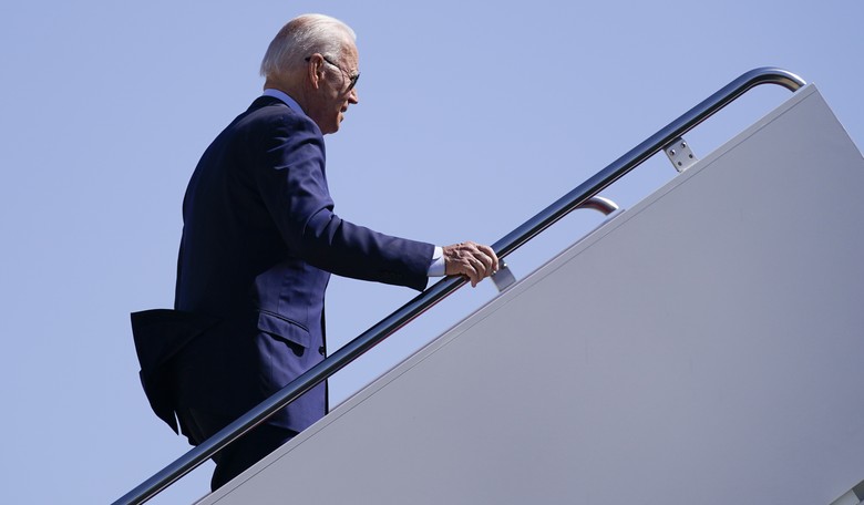 Watch: Biden Trips Up the Stairs...Again 