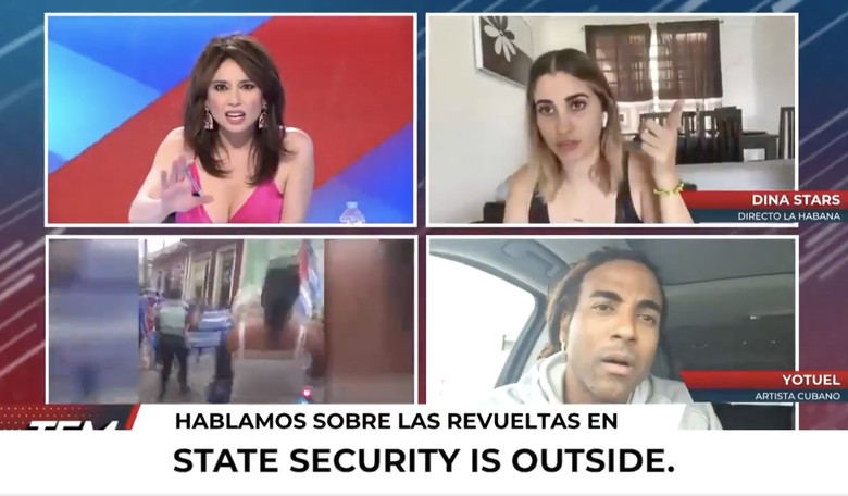 ICYMI: Cuban Internet Personality Dina Stars Seemingly Arrested During Live Television Interview