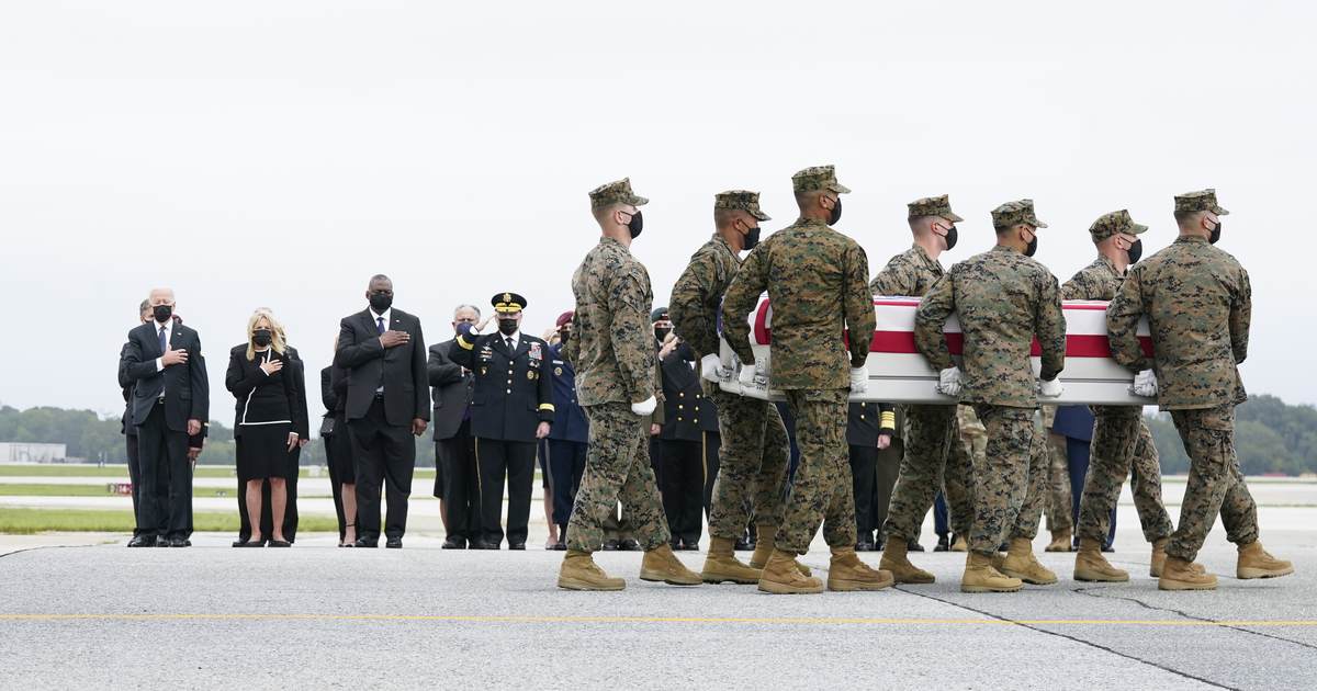 Biden Met with the Pregnant Widow of a Marine Killed In Kabul. It Did Not Go Well.