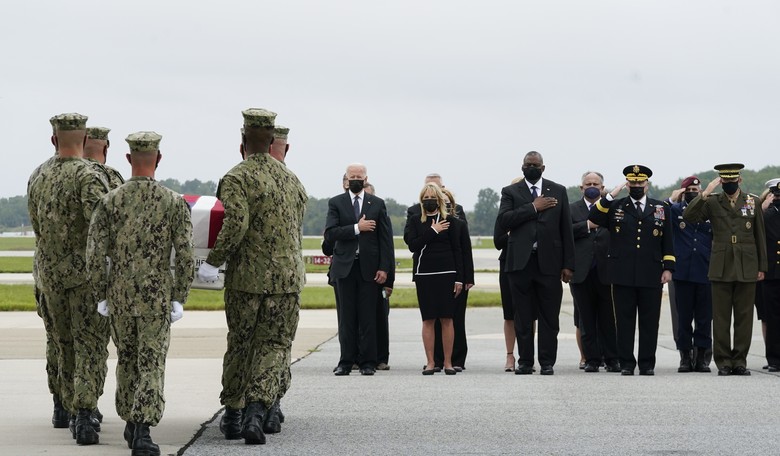 The Story About Biden Checking His Watch During Dignified Transfer Just Got a Lot Worse