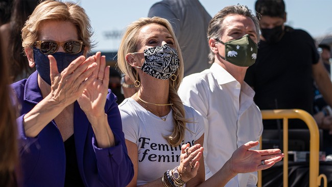 Newsom's 'First Partner', Jen Seibel, Raises Her Profile While Sinking His Presidential Aspirations