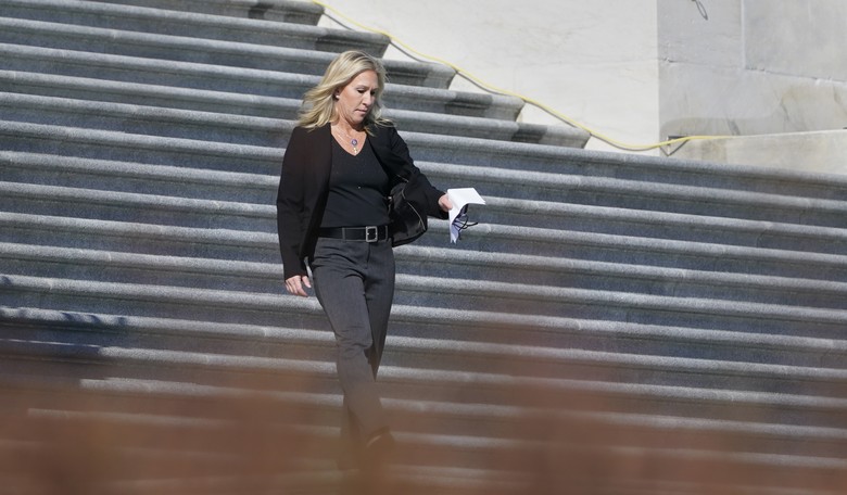 Here's What Happened When Marjorie Taylor Greene and Liz Cheney Met on the House Floor 
