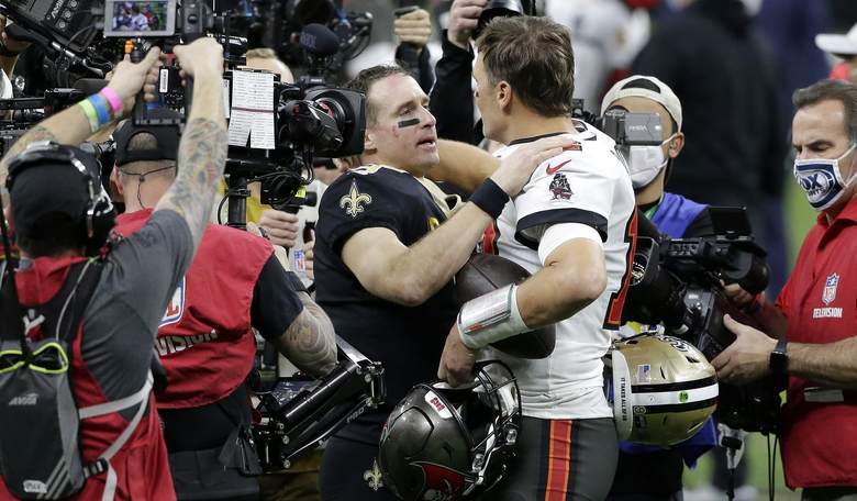 Where Drew Brees and Tom Brady Will Meet Next...But It'll Be Awhile
