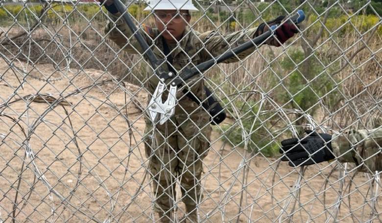 National Guard Builds Border Fencing as Biden Lets Border Wall Rot 