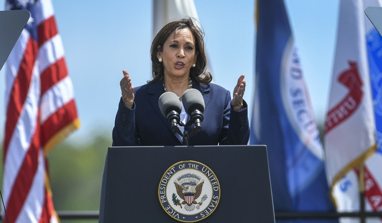 Kamala Harris Addresses the Highland Park Shooting, Vomits Another Word Salad