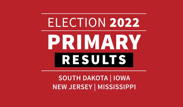 LIVE RESULTS: South Dakota, Iowa, New Jersey, and Mississippi Primaries