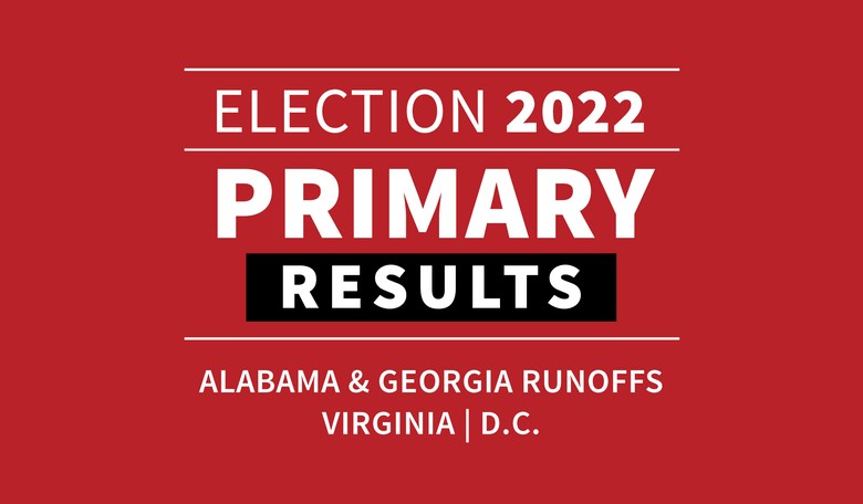 LIVE RESULTS: Runoffs in Alabama and Georgia Plus Primaries in Virginia and D.C.