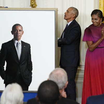 Incredible Shrinking Obama Tries to Keep Cheesecake Factory Joke Alive Because That's All He's Got