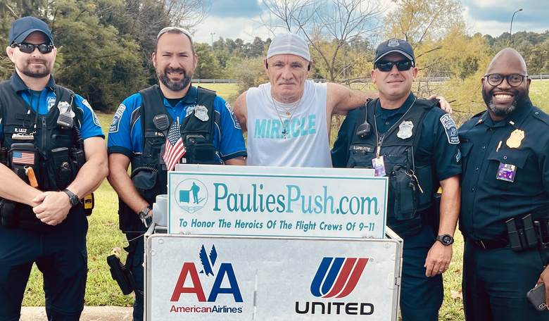 'Paulie's Push': Retired Flight Attendant Honors 9/11's 'First First Responders'