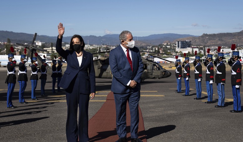 Kamala Harris Can't Be Bothered with Proper Border Visit, But She Did Go to Honduran President's Inauguration
