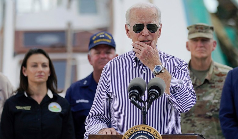 Biden’s Claim That Hurricane Ian ‘Ends Climate Change Discussion’ Isn’t Supported by the Data