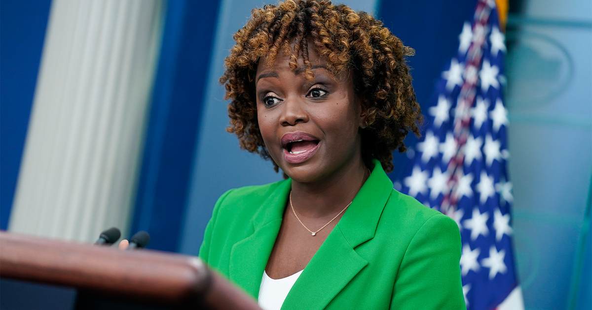 Jean-Pierre Storms Out of Room During Press Briefing 