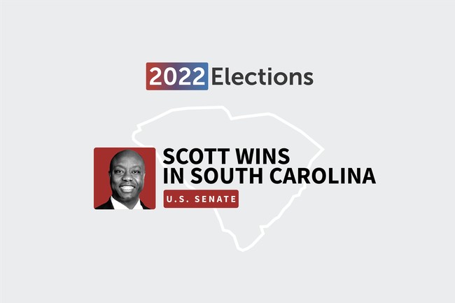 Sen. Tim Scott Wins Reelection