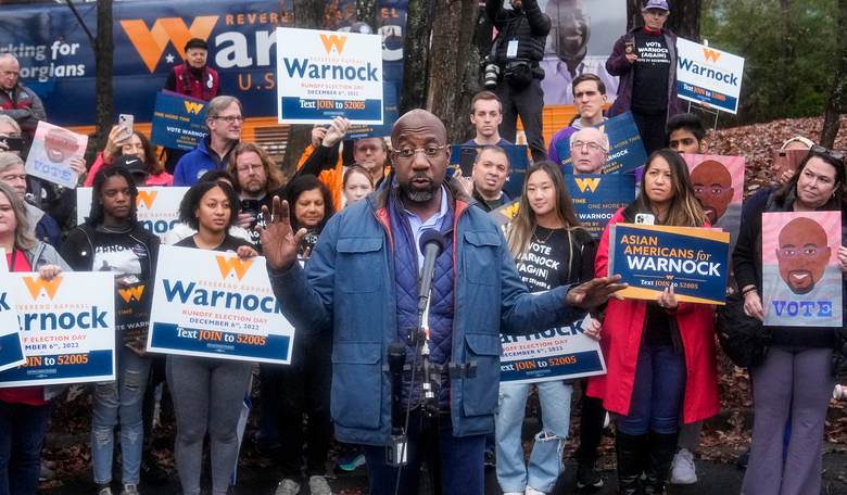 Dem Raphael Warnock: Socialists and Communists Are Welcome Under His Party’s ‘Big Tent’ Because ‘Trump!’