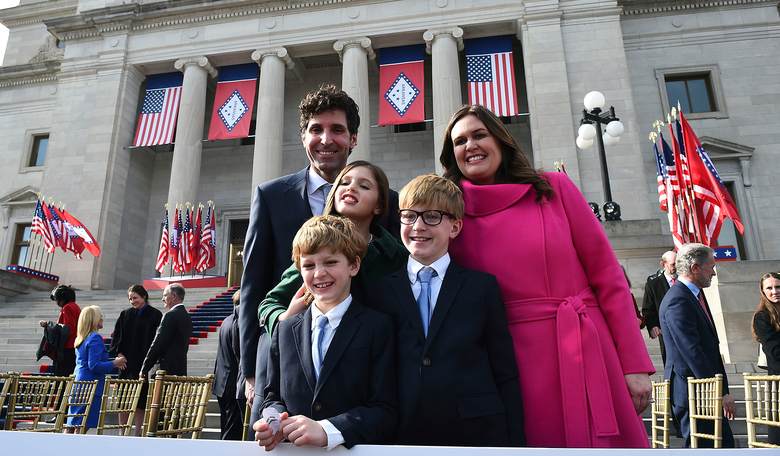 Libs Demanded Sarah Huckabee Sanders Remove a Cross Drawn by Her Kids. Here's Her Response.