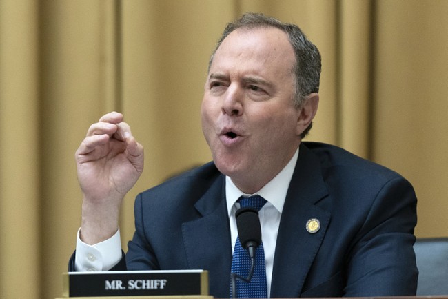 Adam Schiff Is Big Mad at Justice Department for Taking Too Long to Prosecute Trump