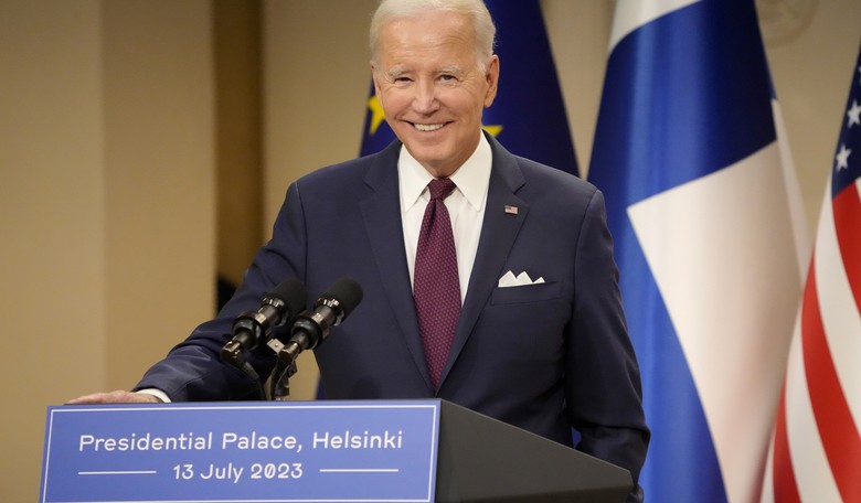 Joe Biden Caught Nibbling Finnish Baby Is Peak Creepiness 