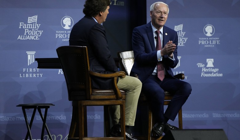 GOP Candidate Asked Tucker Carlson How Many COVID Shots He Got. Here's His Answer.