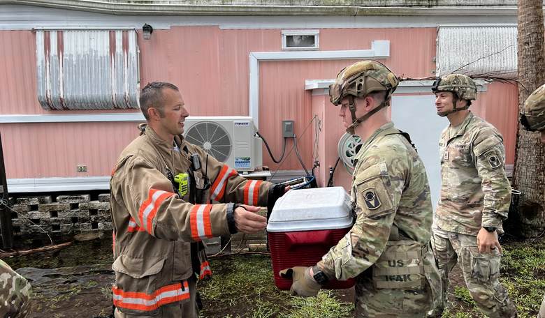 Florida National Guard Springs Into Action After Hurricane Idalia Hits the State