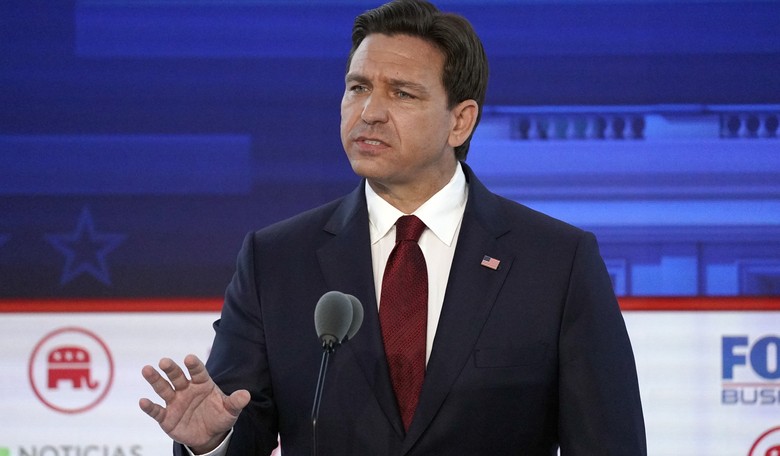 Here's What DeSantis Says He'll 'Throw in the Trash Can' on Day One 
