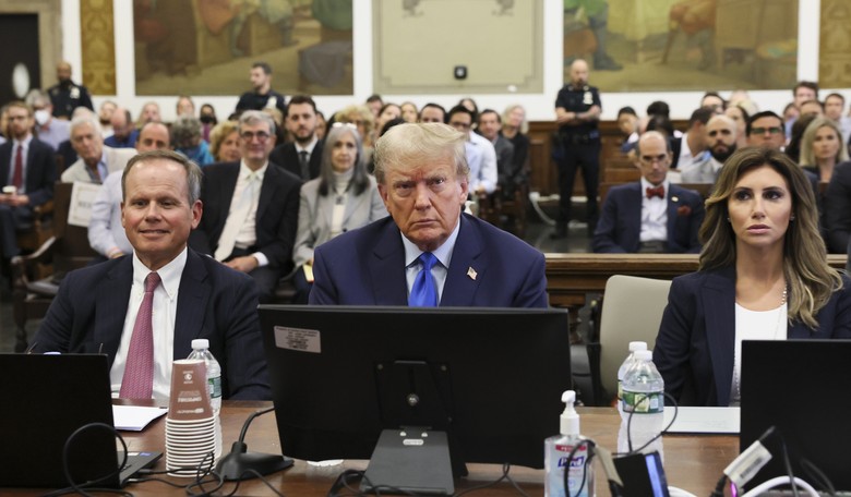 The Viral Moment From Trump's Civil Fraud Trial 