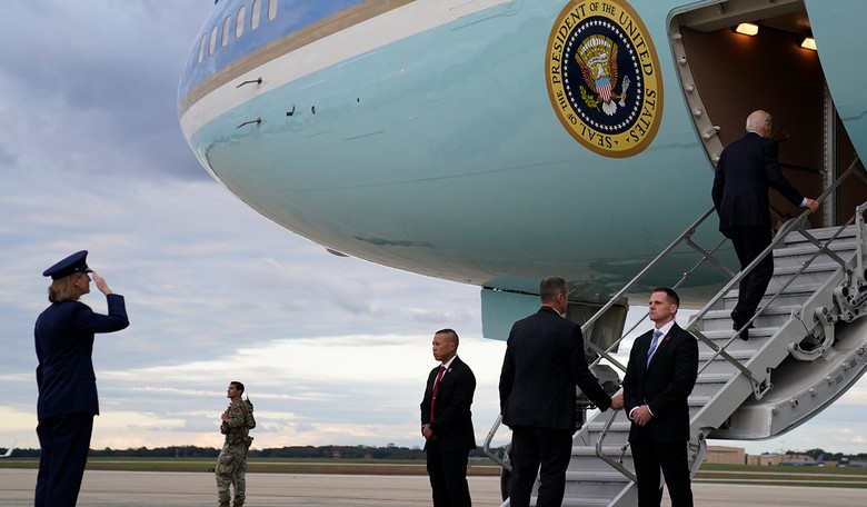 Biden 'Trip Counter' Gets Updated Again After Yet Another Misadventure on Air Force One Short Stairs