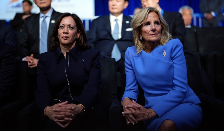 At Veterans Day Event, Jill Biden and Kamala Harris Looked Like They Wanted to Kill Each Other 