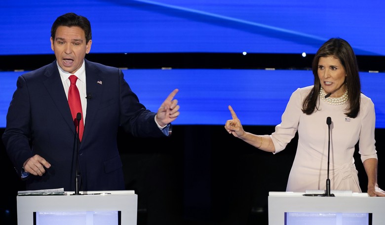 Highlights From the GOP Debate Between DeSantis and Haley