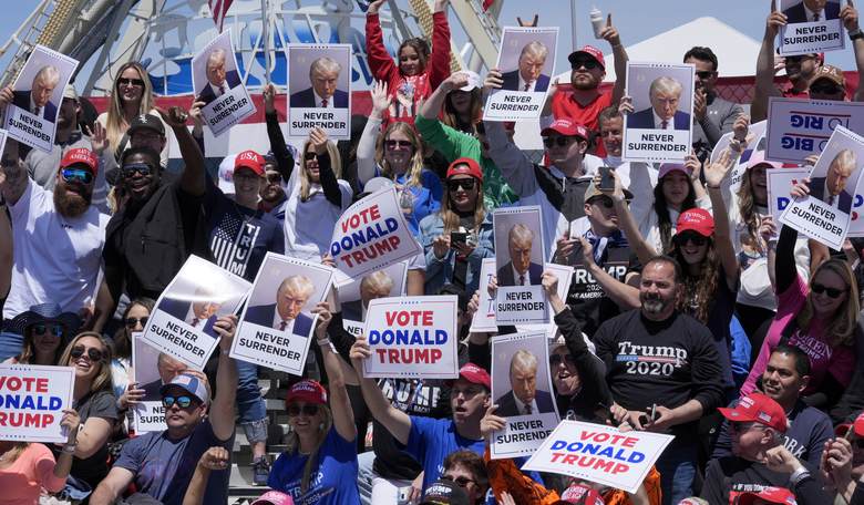 Trump Rips Biden Over Israel at Massive New Jersey Rally