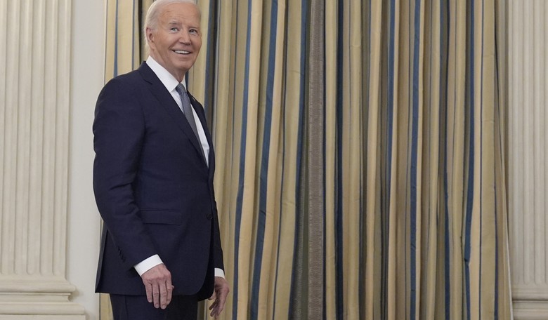 The Look on Biden's Face When Asked About Trump Being a 'Political Prisoner' Is Chilling