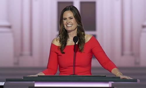 Sarah Huckabee Sanders Delivered the Right Message...at the Wrong Time, With Terrible Optics