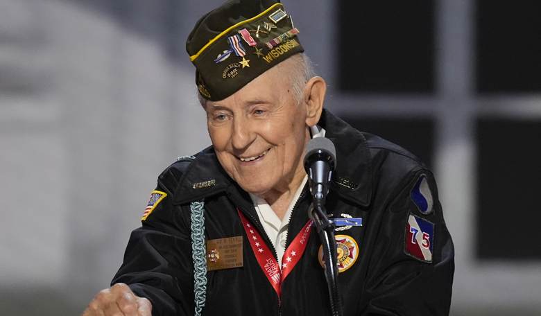 98-Year-Old WWII Vet Brings the House Down at RNC: If Trump Were President, I Would 'Re-Enlist Today'