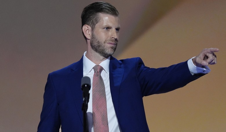 'Our Country Misses You': Eric Trump Delivers Fiery Speech in Support of His Father at the RNC