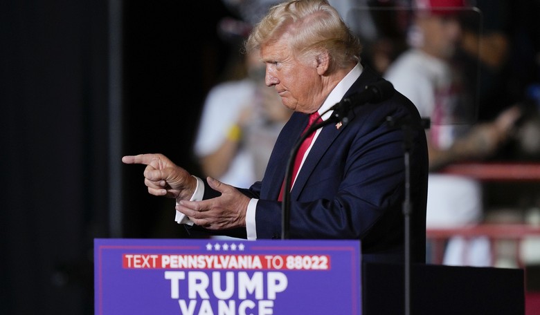 Trump on the Campaign Trail Today - Can He Stick to His Economic Message?