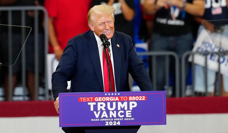 Trump Speaks in North Carolina, and He's Back on His Game