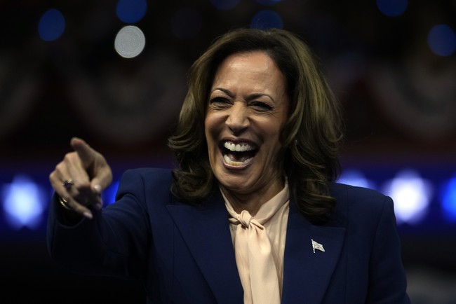 'Kamala Harris' Silk Press Shines': USA Today Reports on Candidate's Hair