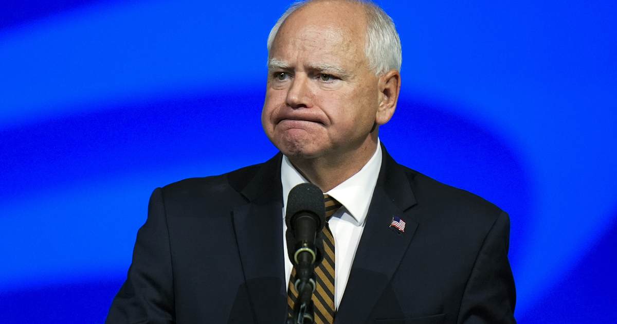 Tim Walz's Excuse for Lying About His Military Service Has Left the Internet Stunned