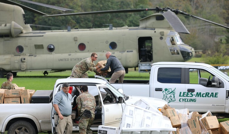 UPDATE: North Carolina National Guard Admits They 'Rotor Washed' a Hurricane Helene Relief Site