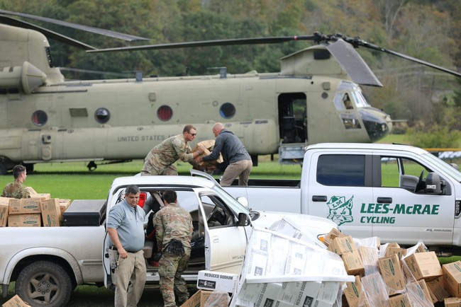 UPDATE: North Carolina National Guard Admits They 'Rotor Washed' a Hurricane Helene Relief Site