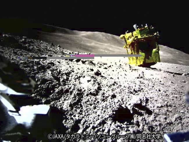 Japan Successfully Sends a Lander to the Moon — Upside Down