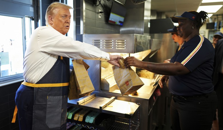 Trump Serves Up McDonalds to Thousands of Supporters In PA