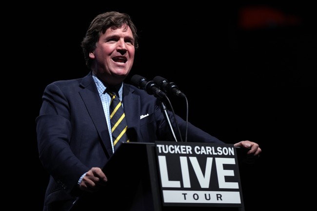 Tucker Carlson Brutally Mocks NY Times Reporter Who Asked About 'Proud Boys' Ties