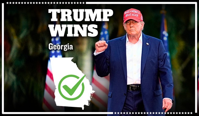 DecisionDeskHQ Predicts That Donald Trump Wins Georgia