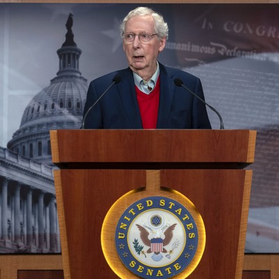 GOP Senator Runs Away When Asked This Question About Mitch McConnell's Health
