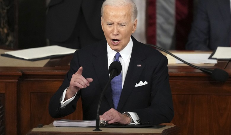Biden Begins His SOTU Address by Talking About the State of...Ukraine