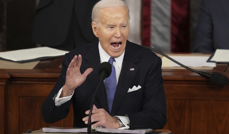Biden Screams, Calls His Political Enemies Dumb in Unhinged State of the Union Address