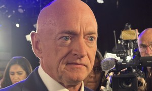 Mark Kelly Posts a Note He Says He Got From an 'Everyday American' - but People Aren't Buying It