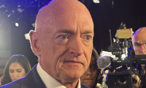 Mark Kelly Posts a Note He Says He Got From an 'Everyday American' - but People Aren't Buying It