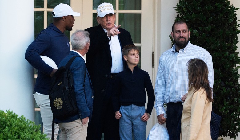 Ivanka Trump's Son Challenges NFL Superstar to Race. Isn't It Nice to Have Some Normalcy at the WH?